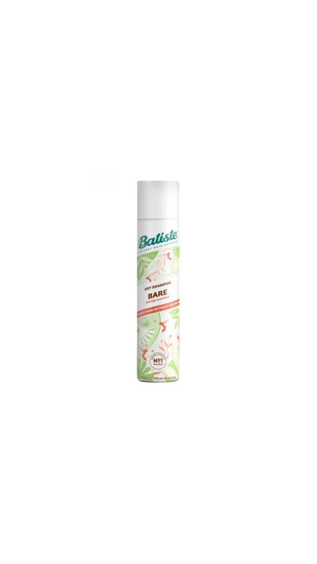 Baliste Bare hair product can on a white background