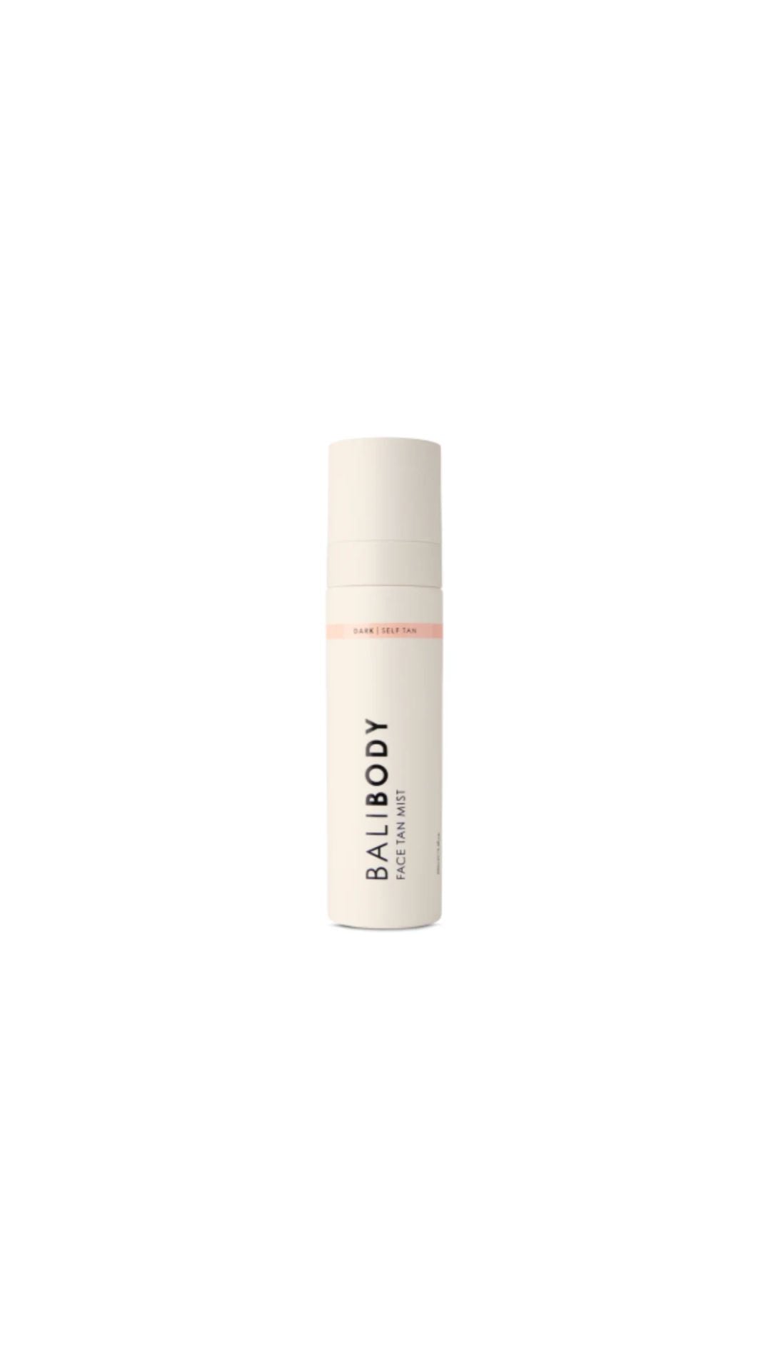 White skincare bottle with 'BALI BODY' text on a white background