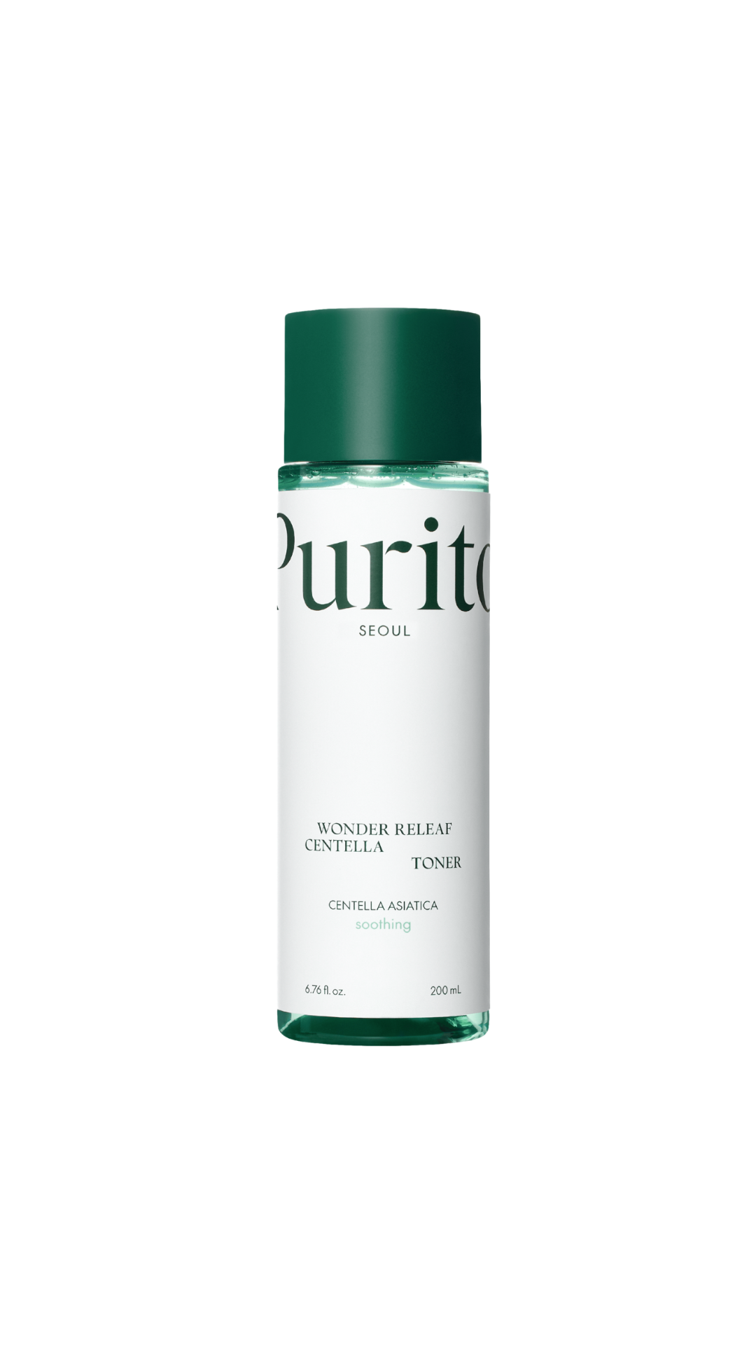 Тонер заспокійливий з центеллою Seoul Wonder Releaf Centella Toner 200 ml, Purito