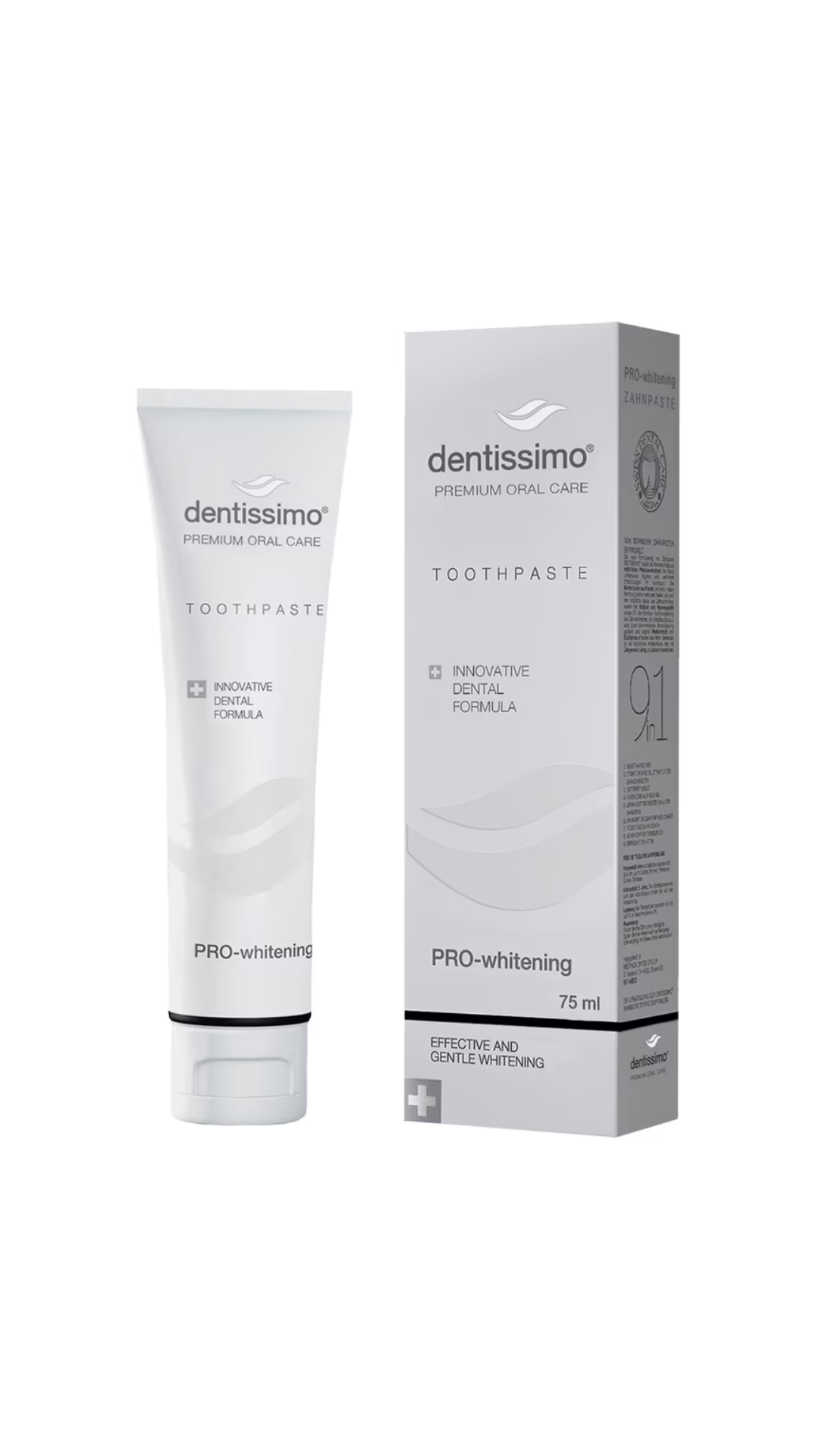 Зубна паста ПРО-Відбілювання Pro-Whitening 75ml, Dentissimo