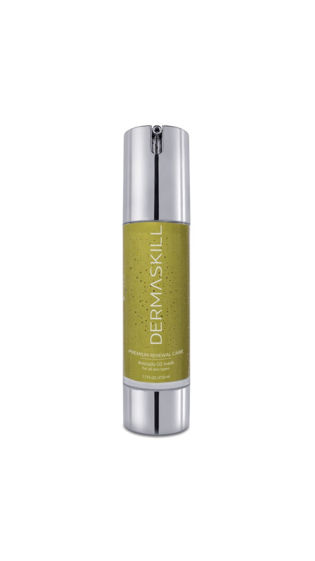 Киснева маска для шкіри з екстрактом авокадо AVOCADO O2 MASK 50ml, Dermaskill