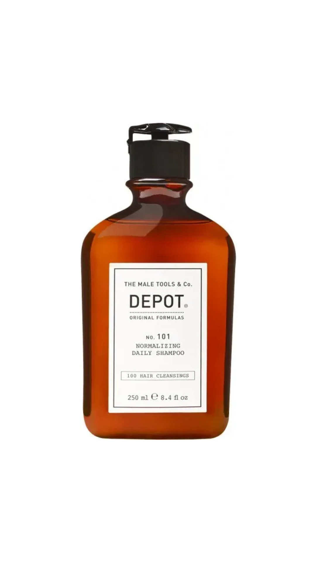 Шампунь для волосся, нормалізувальний, щоденний Hair Cleansings 101 Normalizing Daily Shampoo 250ml, Depot
