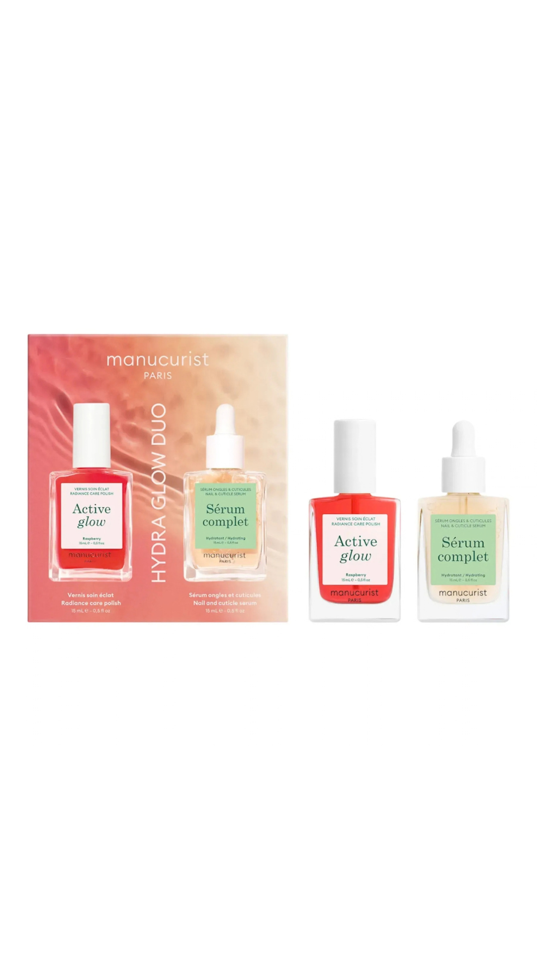 Набір для догляду за нігтями Hydra Glow Duo, Manucurist