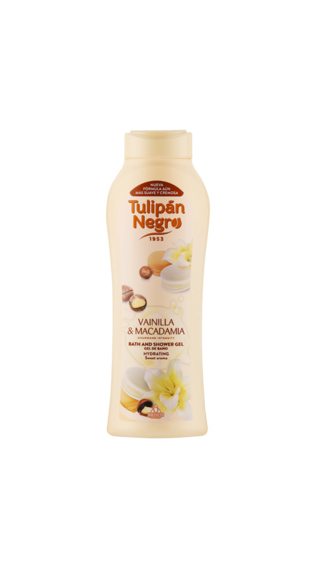 Гель для душу "Ваніль та Макадамія" 650ml, Tulipan Negro