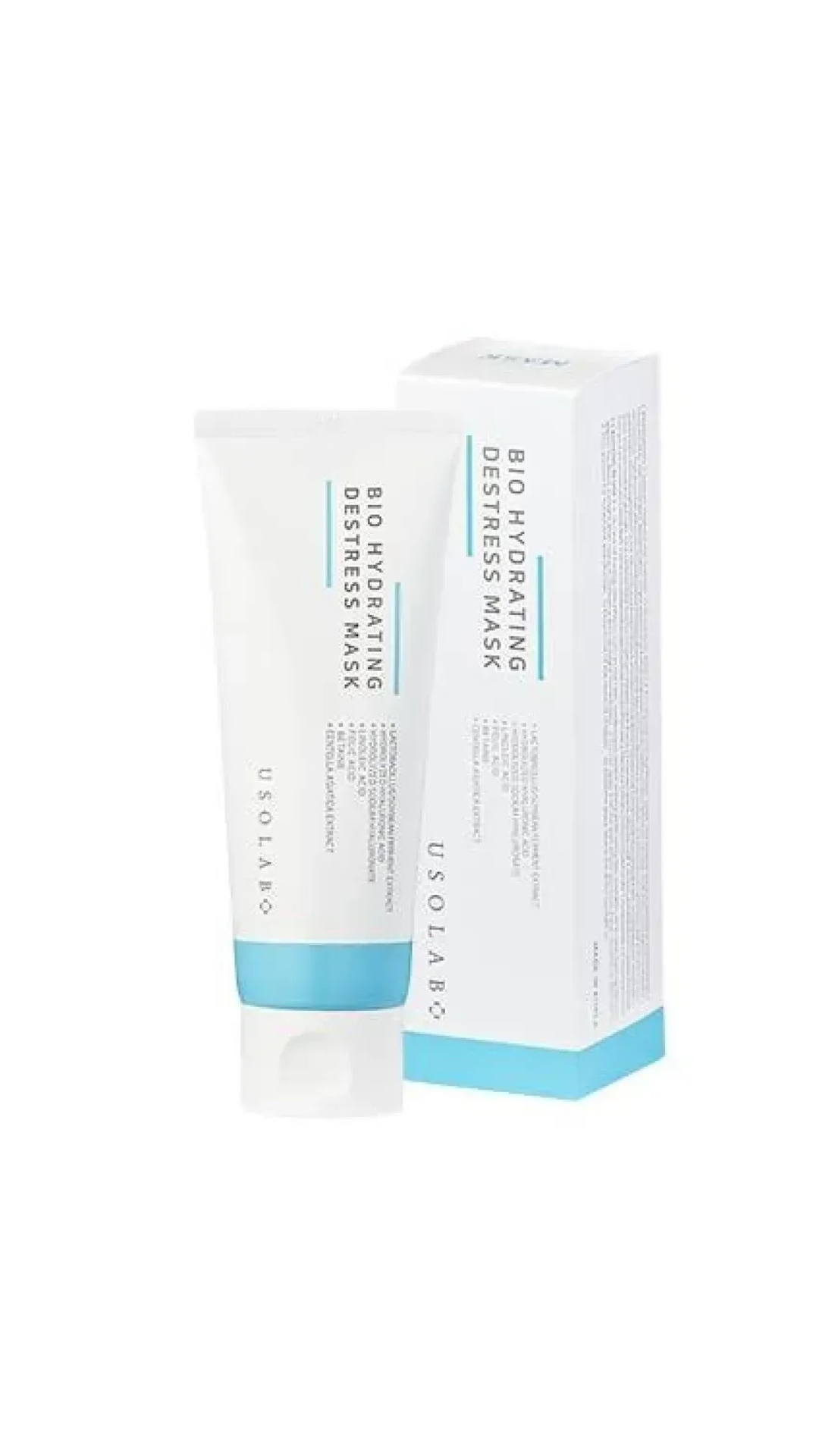 Маска з гіалуроновою кислотою та пептидами 100ml Bio Hydrating Destress Mask, USOLAB