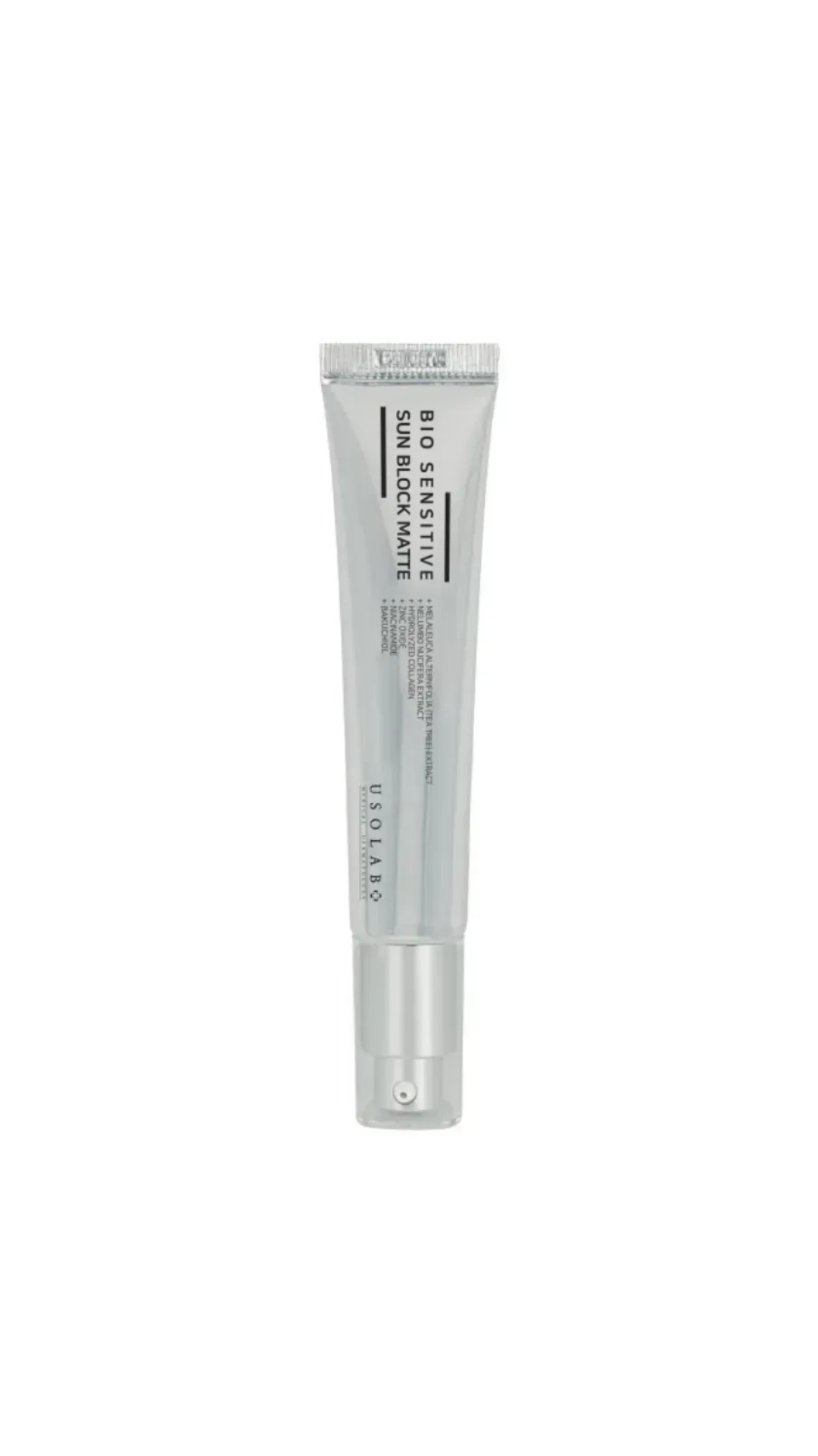 Сонцезахисний матуючий крем Bio Sensitive Sun block Matte 50 ml, USOLAB