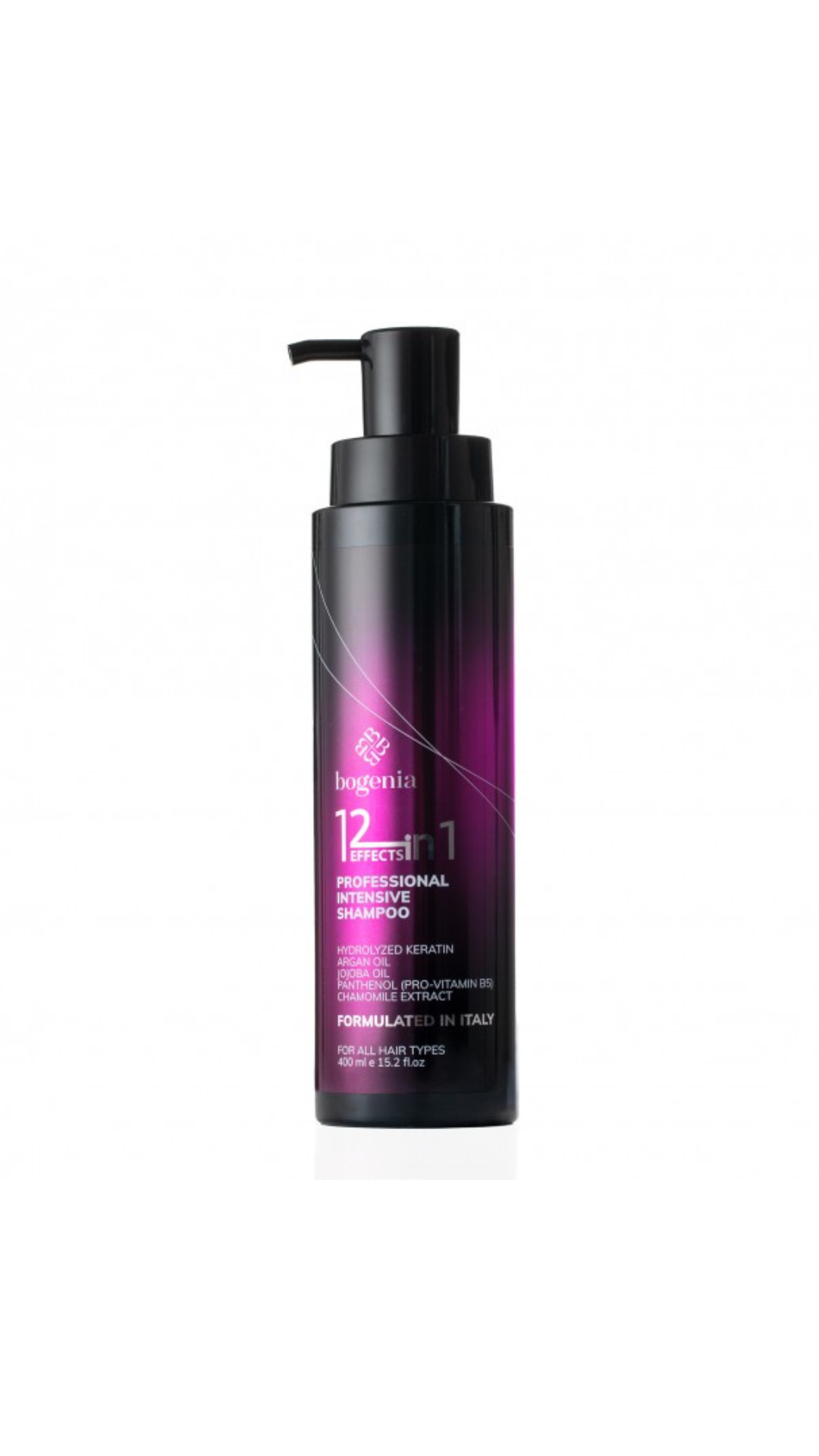 Шампунь для волосся 12 в 1 400ml BG465, Bogenia