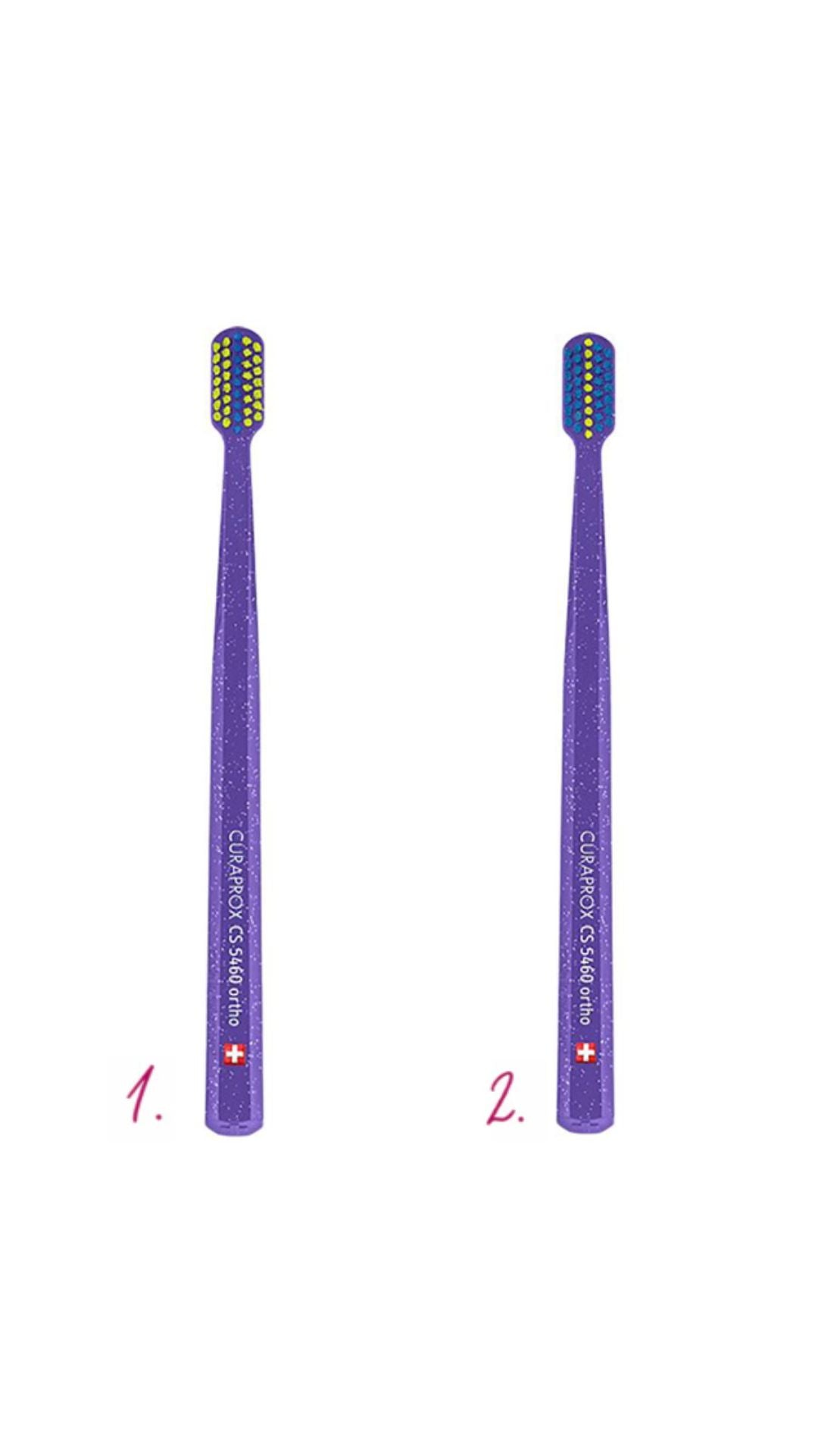 Ортодонтична зубна щітка з заглибленням Ultra Soft ORTHO, Curaprox