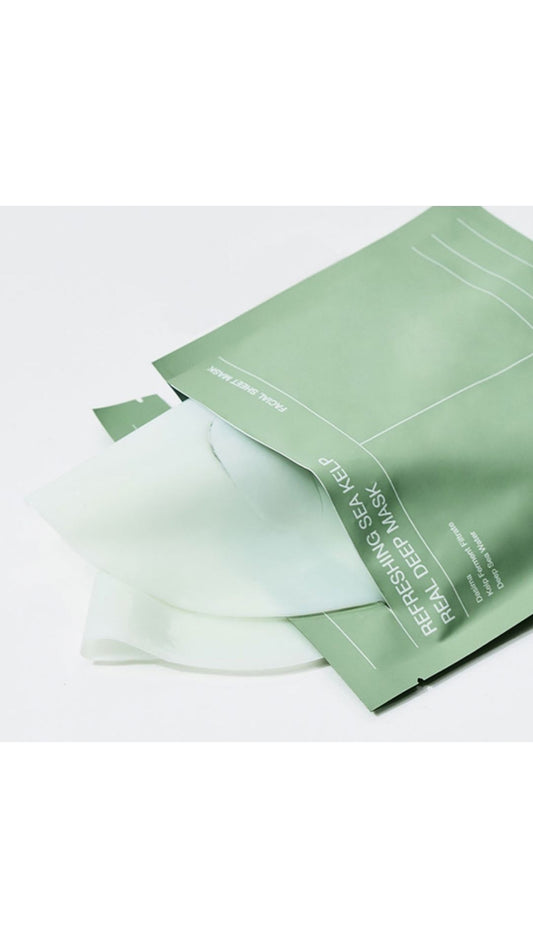Освіжаюча гідрогелева маска з ламінарією Refreshing Sea Kelp Real Deep Mask, Biodance