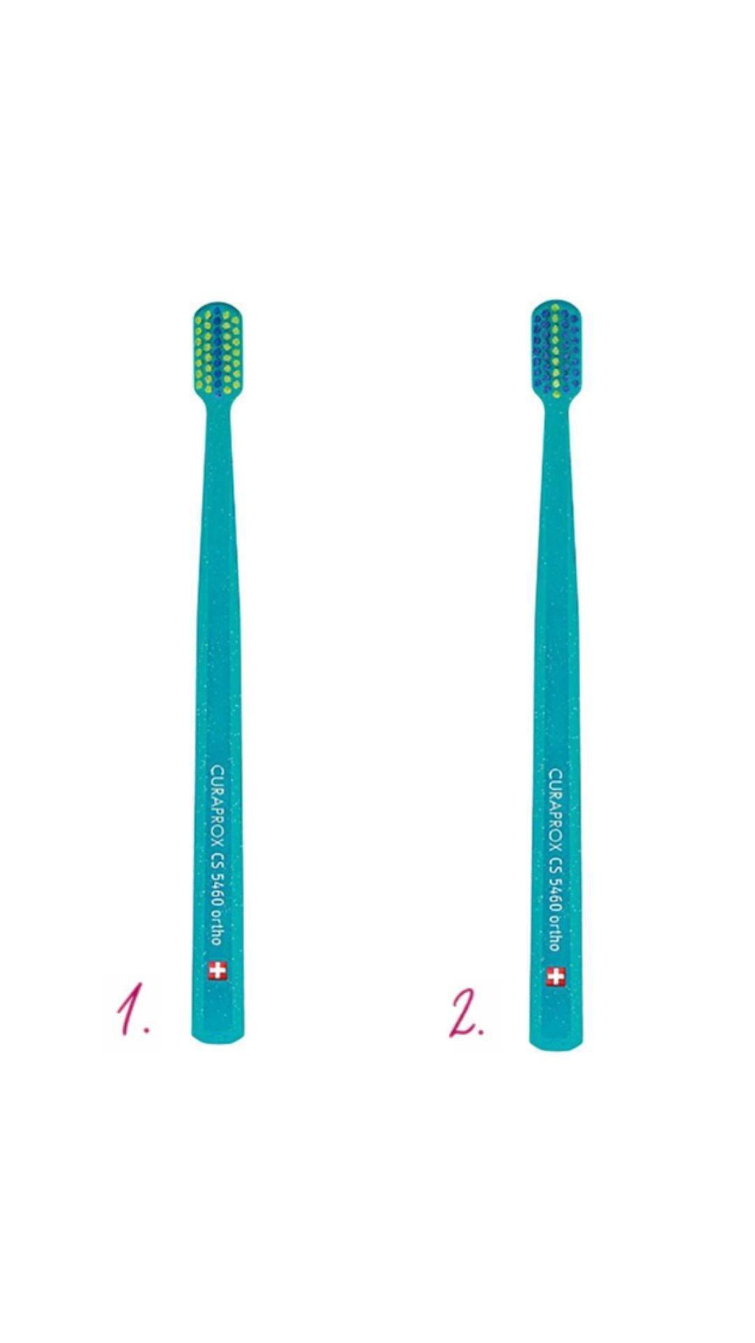 Ортодонтична зубна щітка з заглибленням Ultra Soft ORTHO, Curaprox