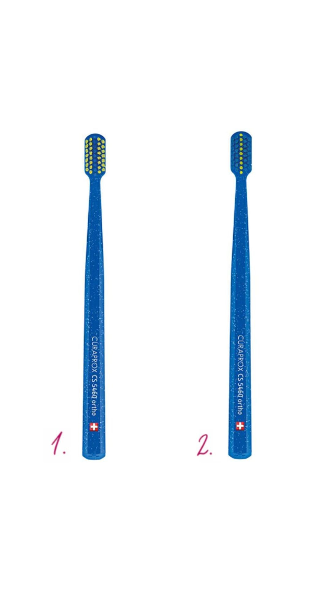 Ортодонтична зубна щітка з заглибленням Ultra Soft ORTHO, Curaprox
