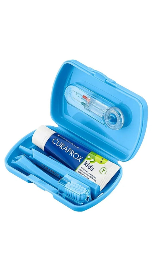 Дитячий дорожній набір, блакитний Kids Travel Set, Curaprox
