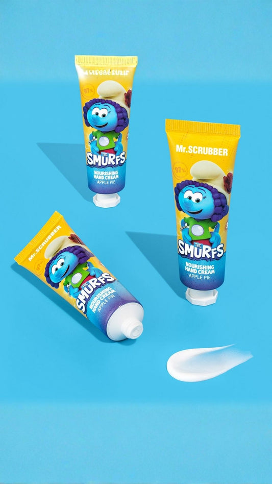 Парфумований живильний крем для рук The Smurfs із ароматом яблучного пирога, Mr.SCRUBBER