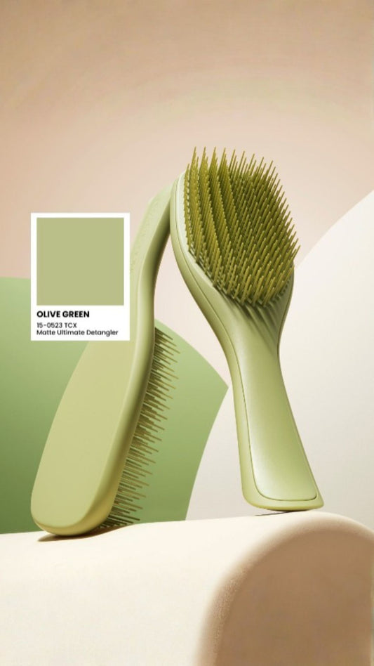 Olive green Щітка для волосся The Ultimate Detangler Chrome, TANGLE TEEZER