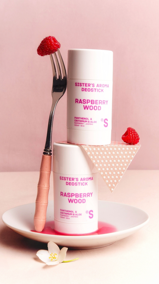 Твердий дезодорант з ароматом малини 50gr, Sister's Aroma