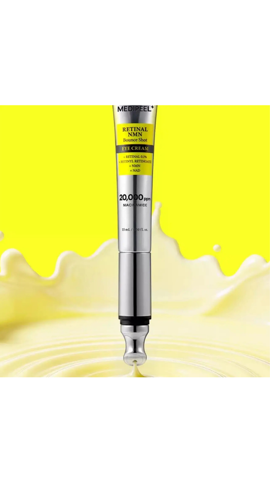 Крем для шкіри навколо очей з вібро-аплікатором Retinal NMN Bounce Shot Eye Cream 15ml, Medi-Peel
