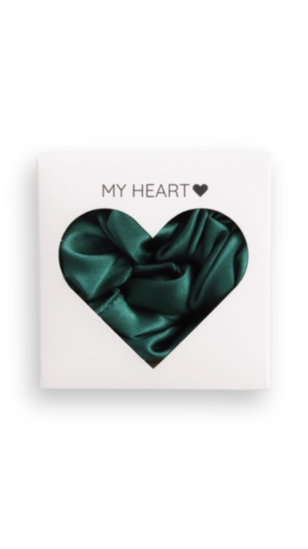 Резинка для волосся шовкова розмір M, MY HEART
