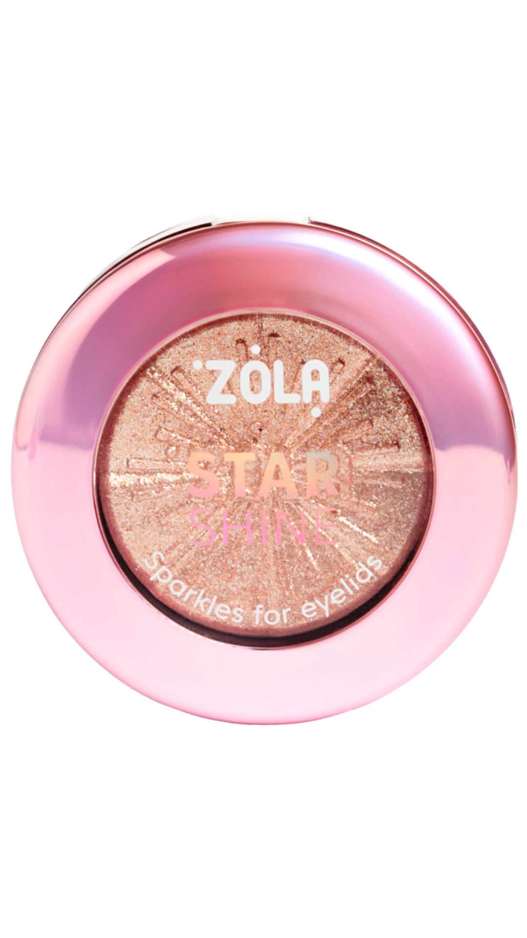 Блискітки для повік STAR SHINE SPARKLE Rose Gold, ZOLA