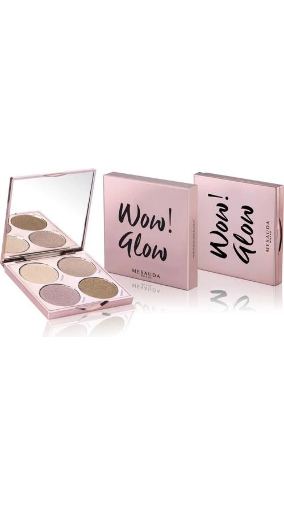 Палітра хайлайтерів MESAUDA Wow! Glow, Mesauda