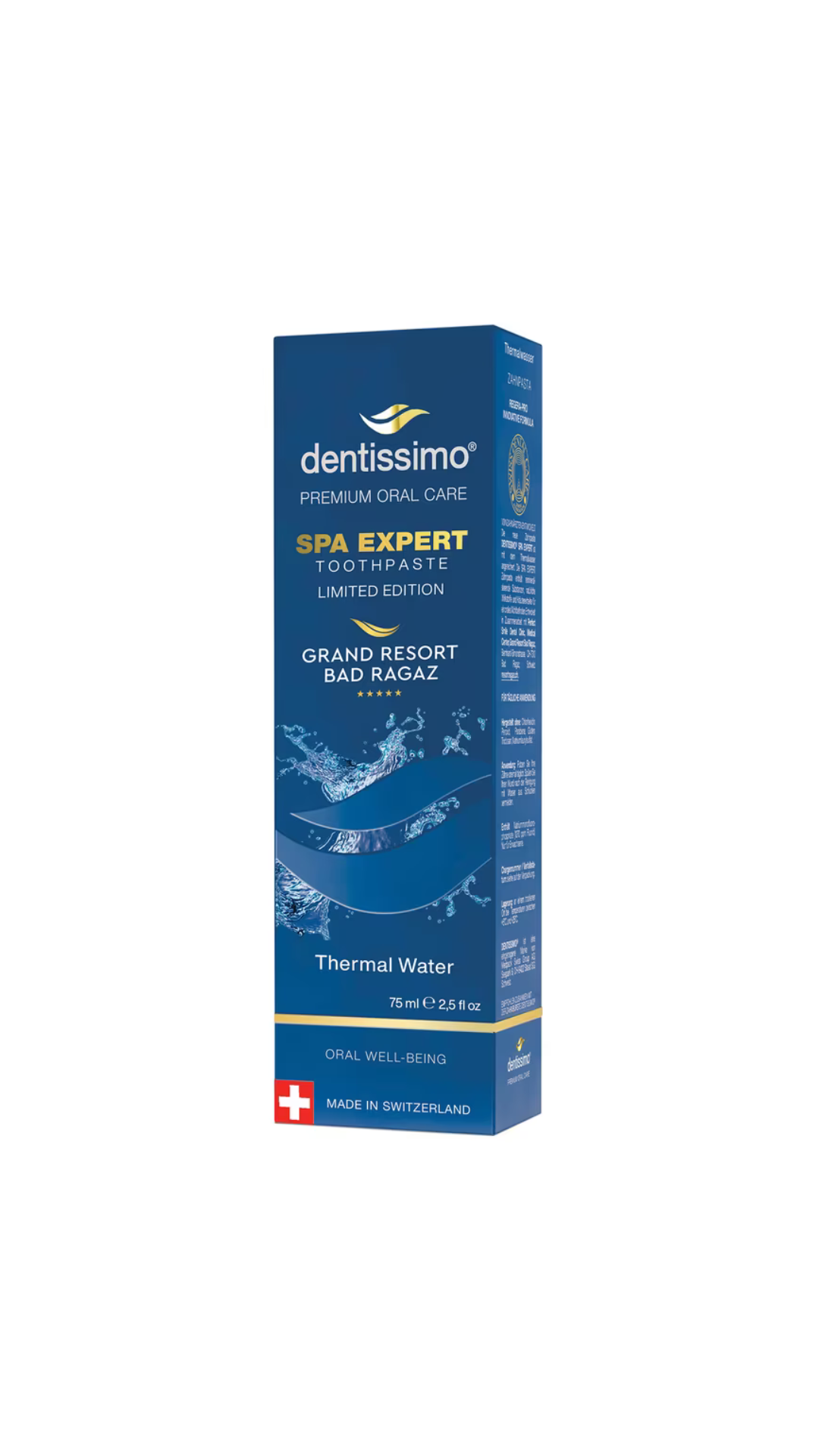 Зубна паста Spa Expert з термальною водою 75ml, Dentissimo