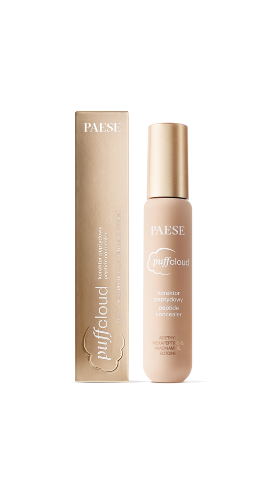 Пептидний консилер 02N NUDE PUFF CLOUD Peptide Concealer 7ml, Paese