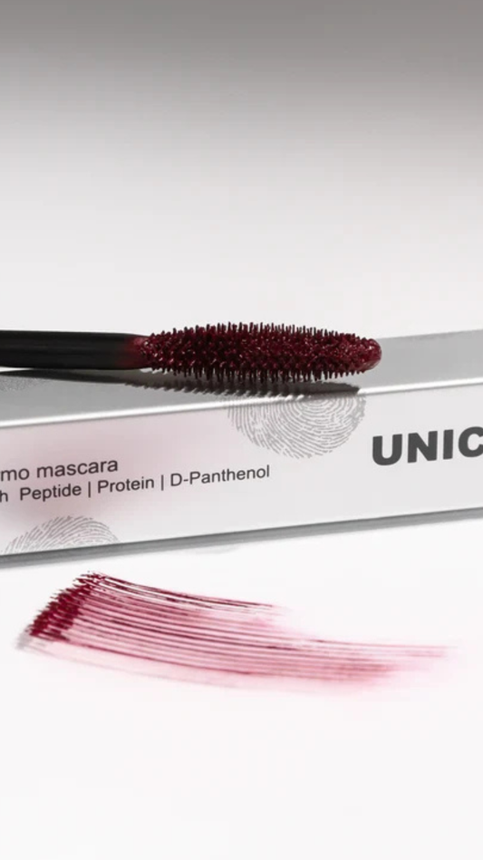 Туш BURGUNDY TERMO MASCARA with peptides, UNICO