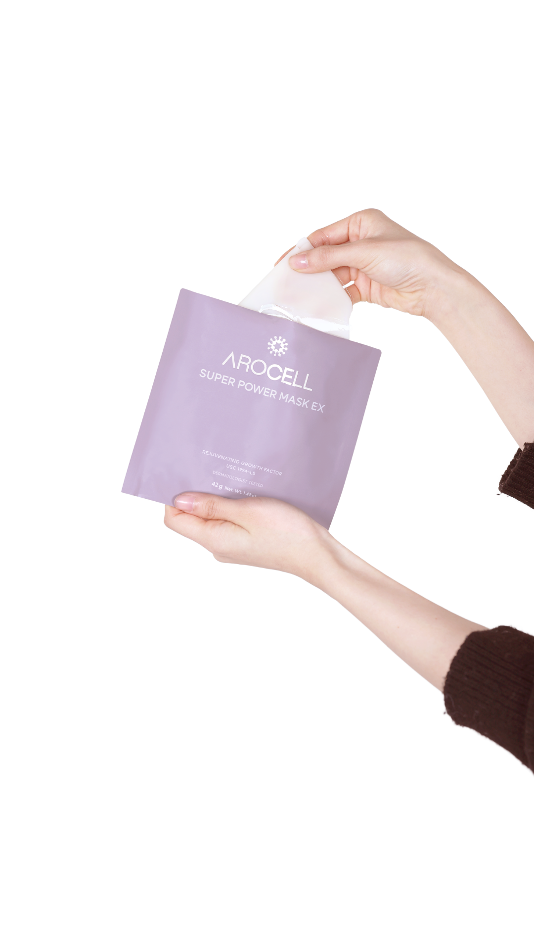 Гідрогелева маска з колагеном та 10 видами гіалуронової кислоти 1 шт Super Power Mask EX, Arocell