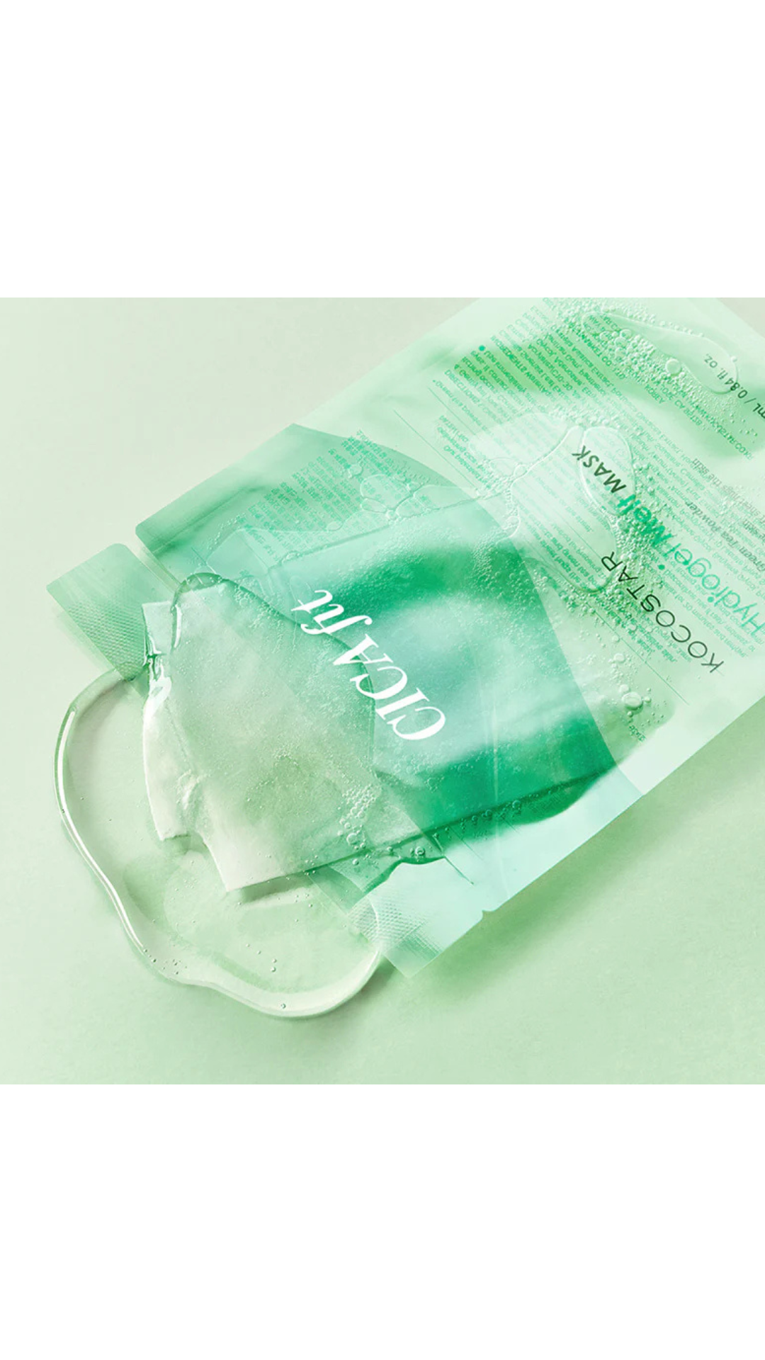 Біорозчинна гідрогелева маска з азійською центелою (V-Label VEGAN) 25ml, Kocostar