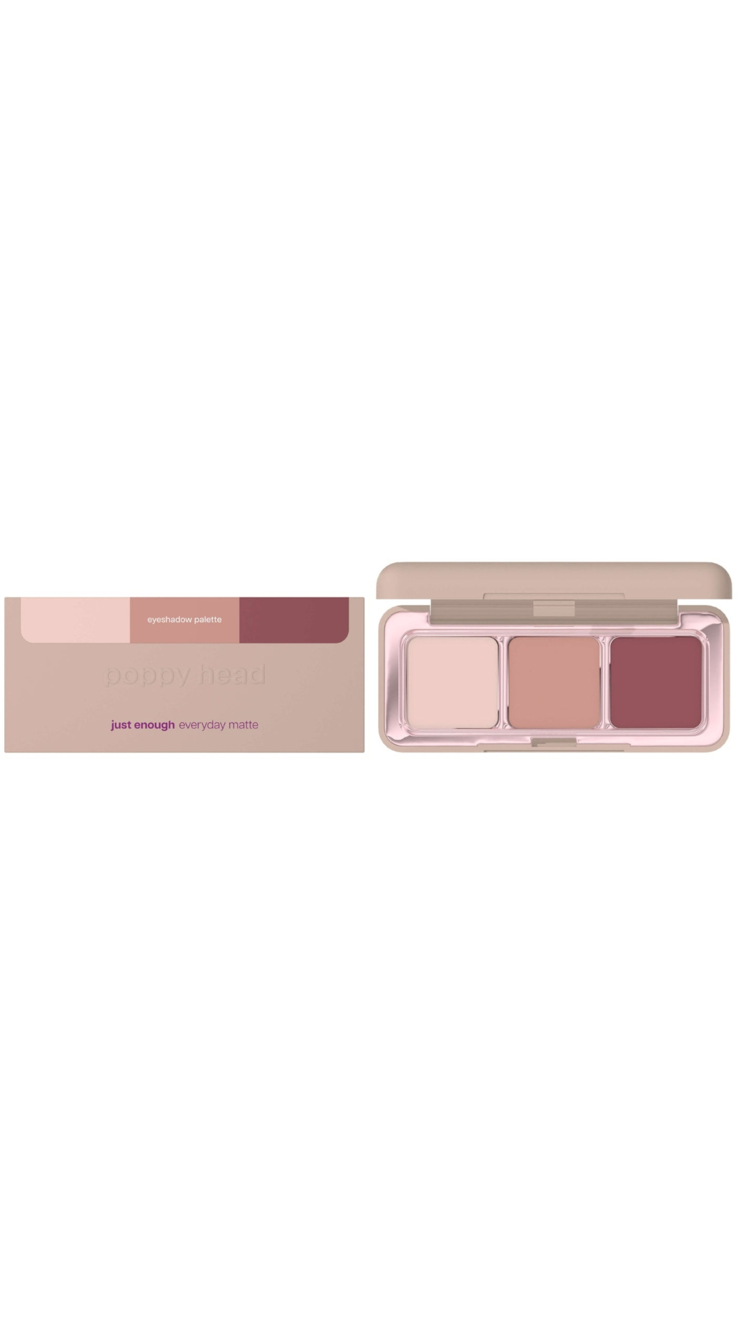Палетка матових тіней для повік POPPY HEAD Just Enough Everyday Matte