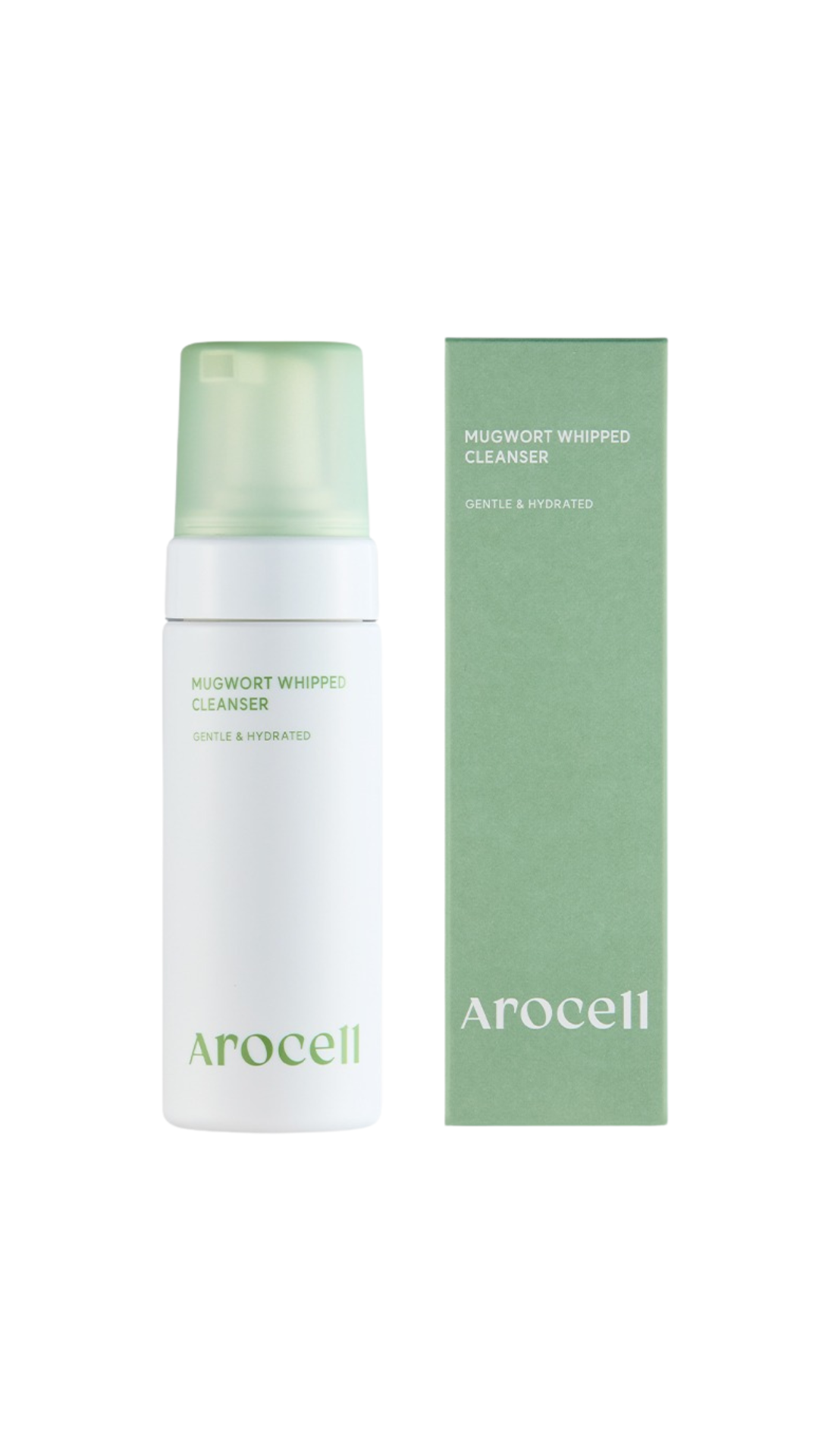 Очищувальна пінка з полином Mugwort Whipped Cleanser 150ml, Arocell