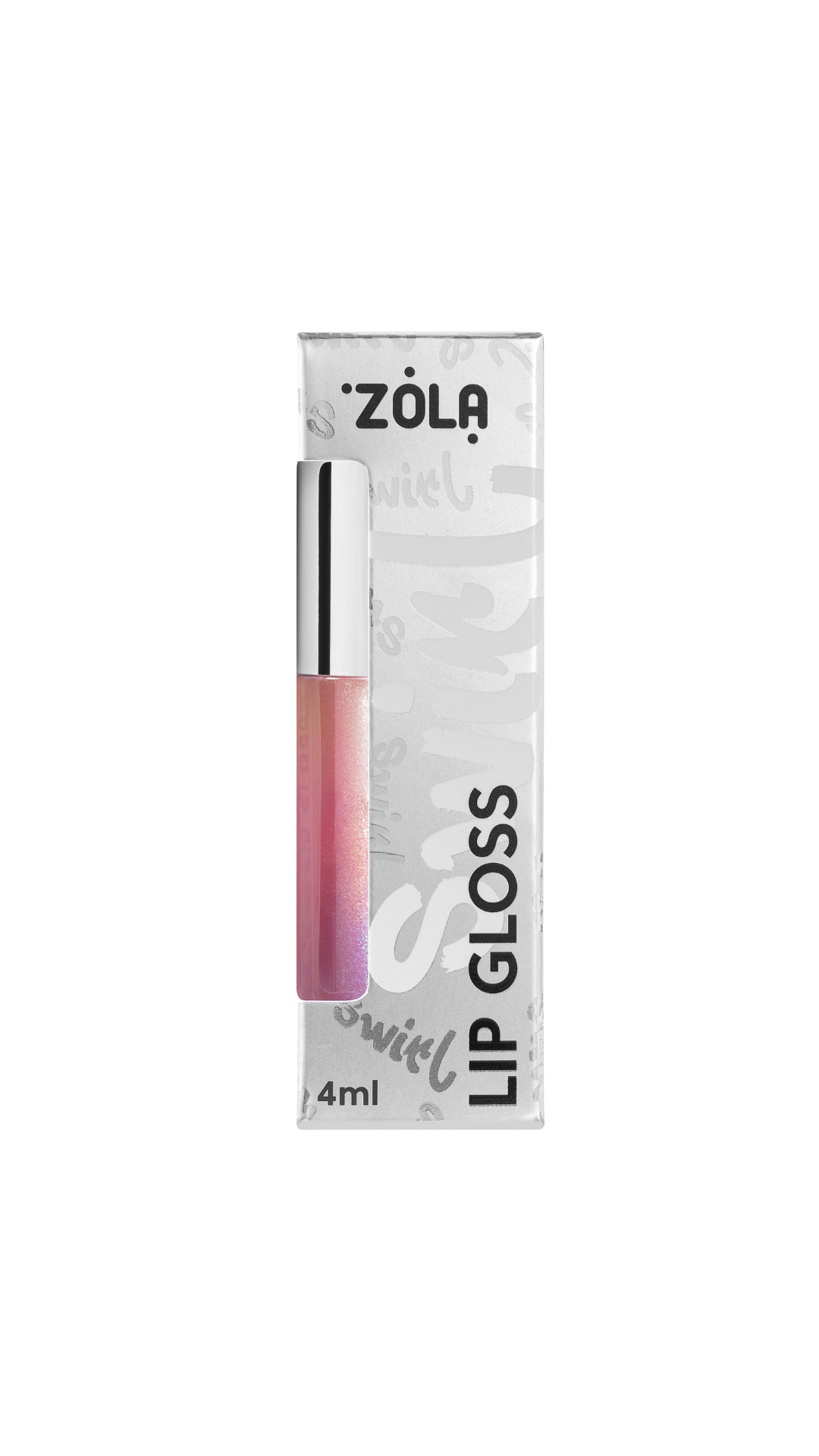 Блиск для губ Swirl Lip Gloss в 4 відтінках, ZOLA