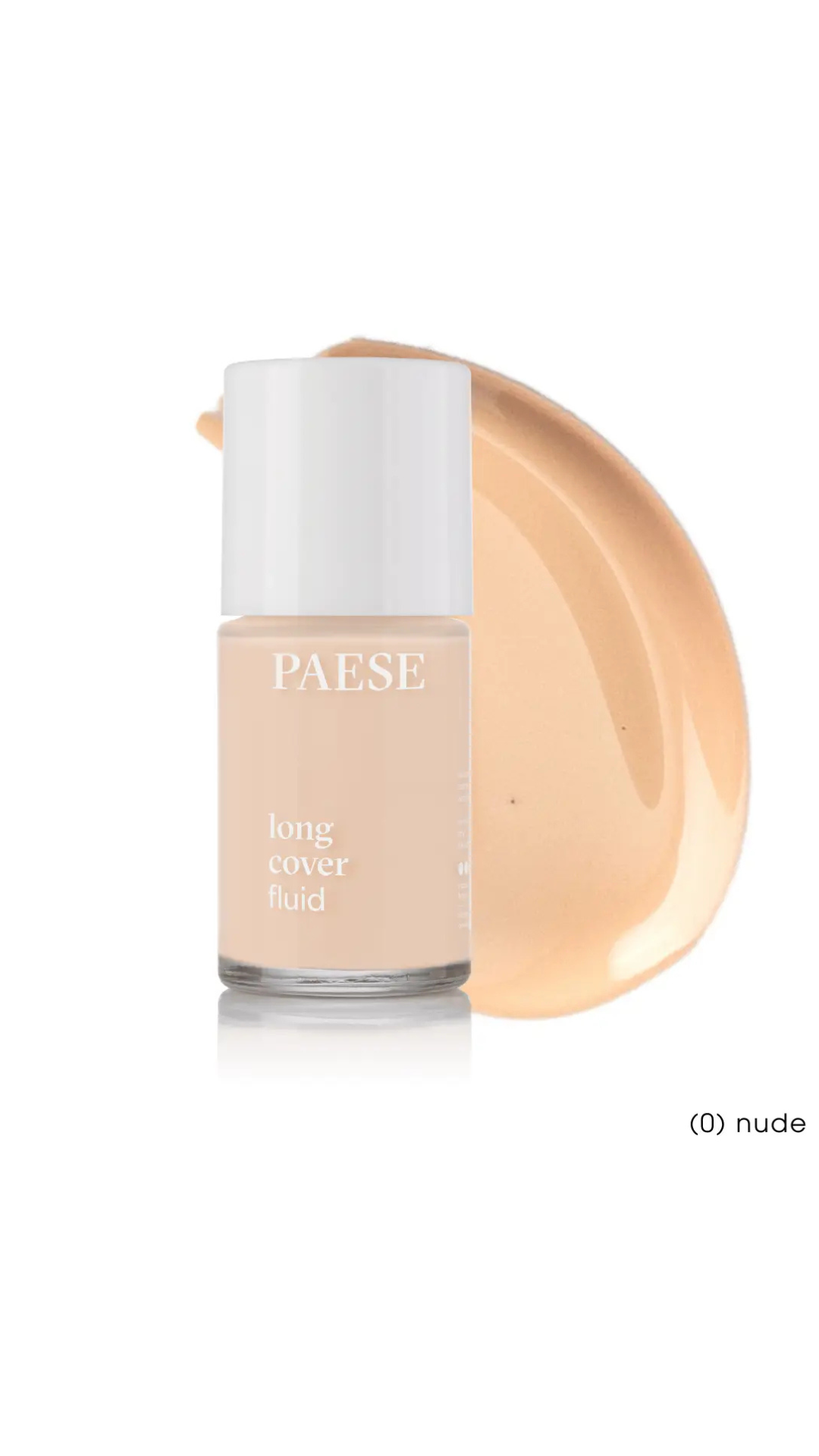 Тональний крем Флюїд вирівнюючий для сухої шкіри Long Cover Fluid 30ml (0) nude, Paese