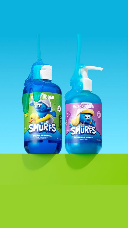 Натуральний дитячий гель для душу The Smurfs Smurfberry, Mr.SCRUBBER