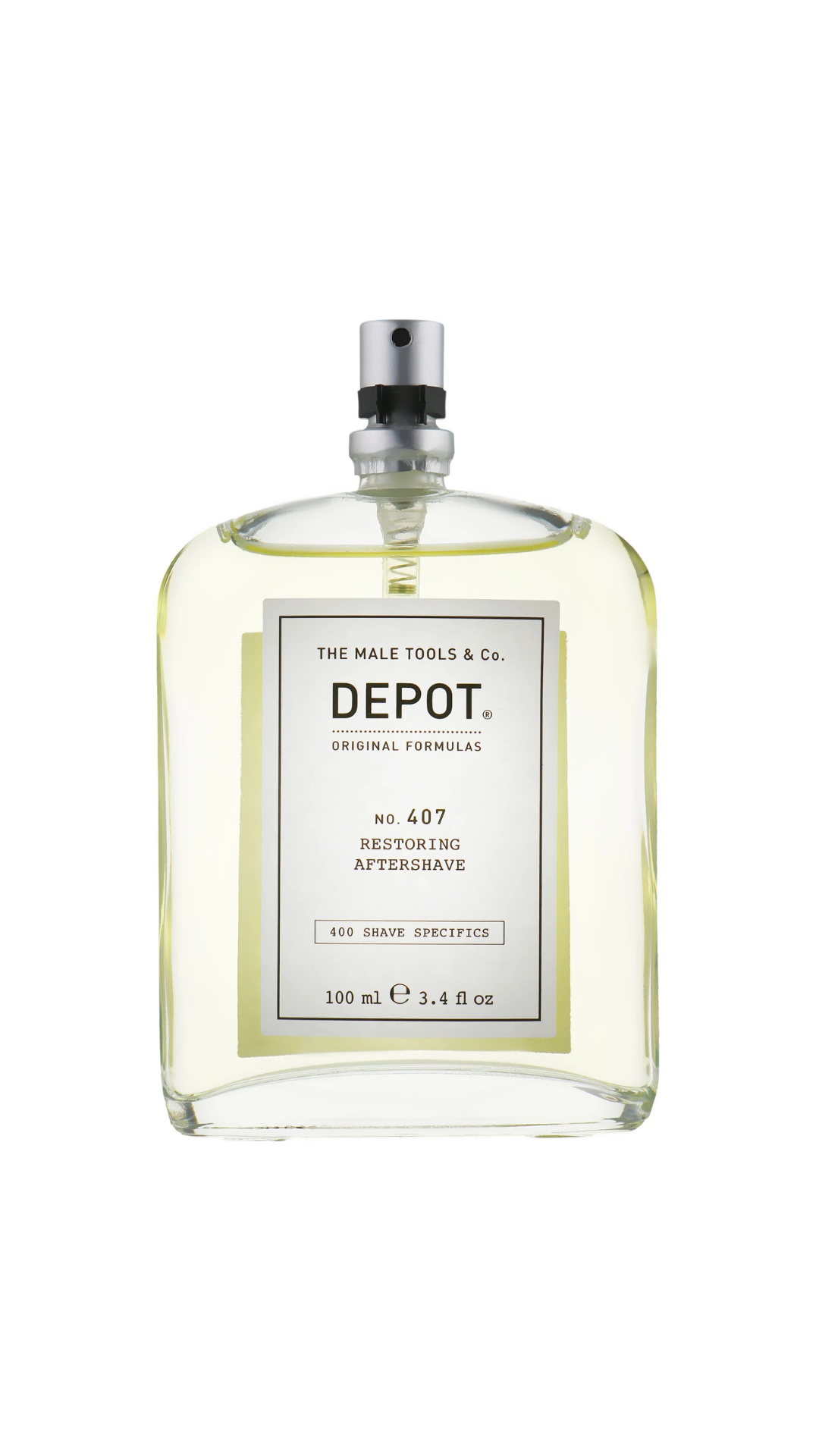 Відновлювальний та освіжальний лосьйон після гоління Shave Specifics 407 Restoring Aftershave 100ml, Depot