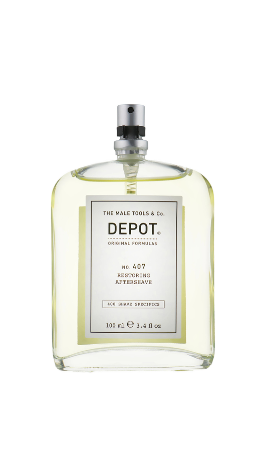 Відновлювальний та освіжальний лосьйон після гоління Shave Specifics 407 Restoring Aftershave 100ml, Depot