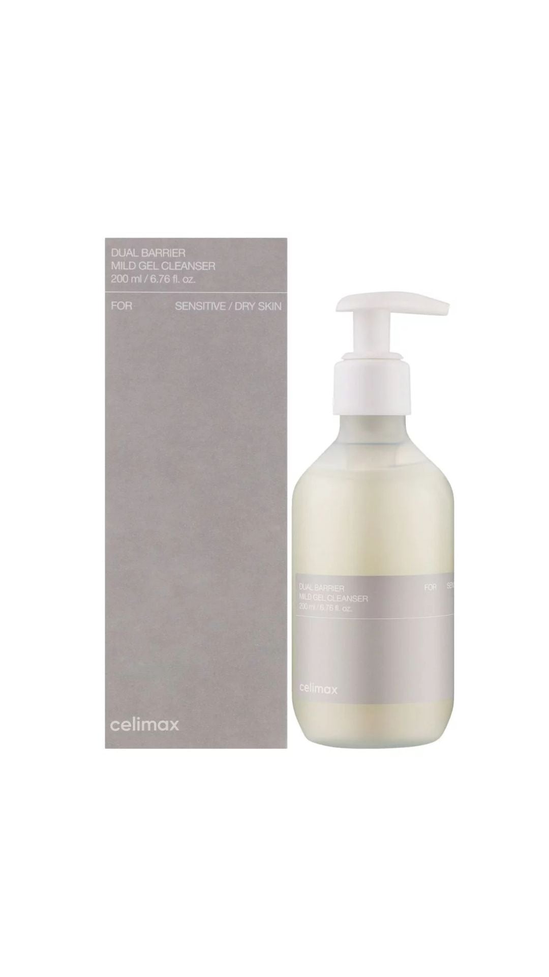 Гель-пінка для вмивання з керамідами Dual Barrier Mild Gel Cleanser, Celimax