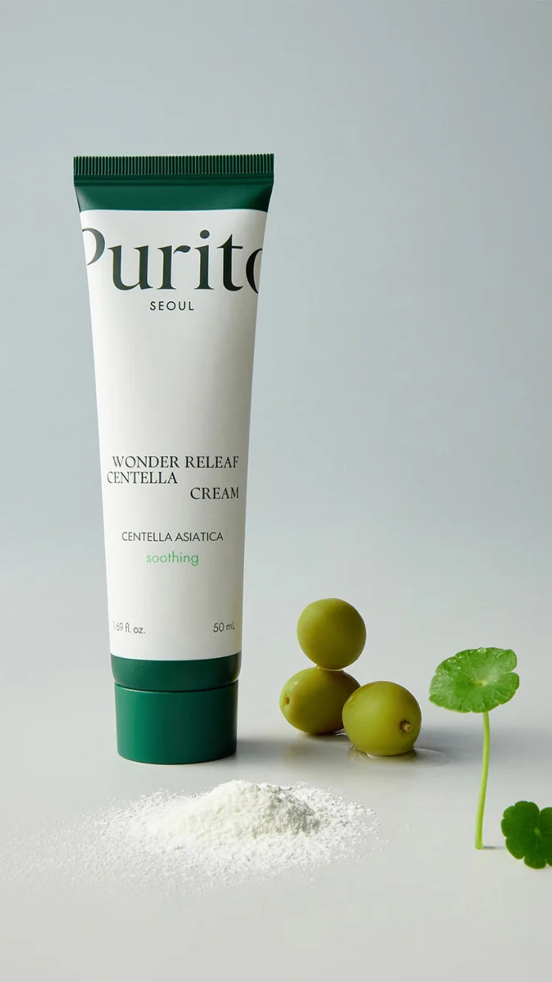Крем відновлювальний з центеллою Seoul Wonder Releaf Centella Cream 50 ml, Purito 