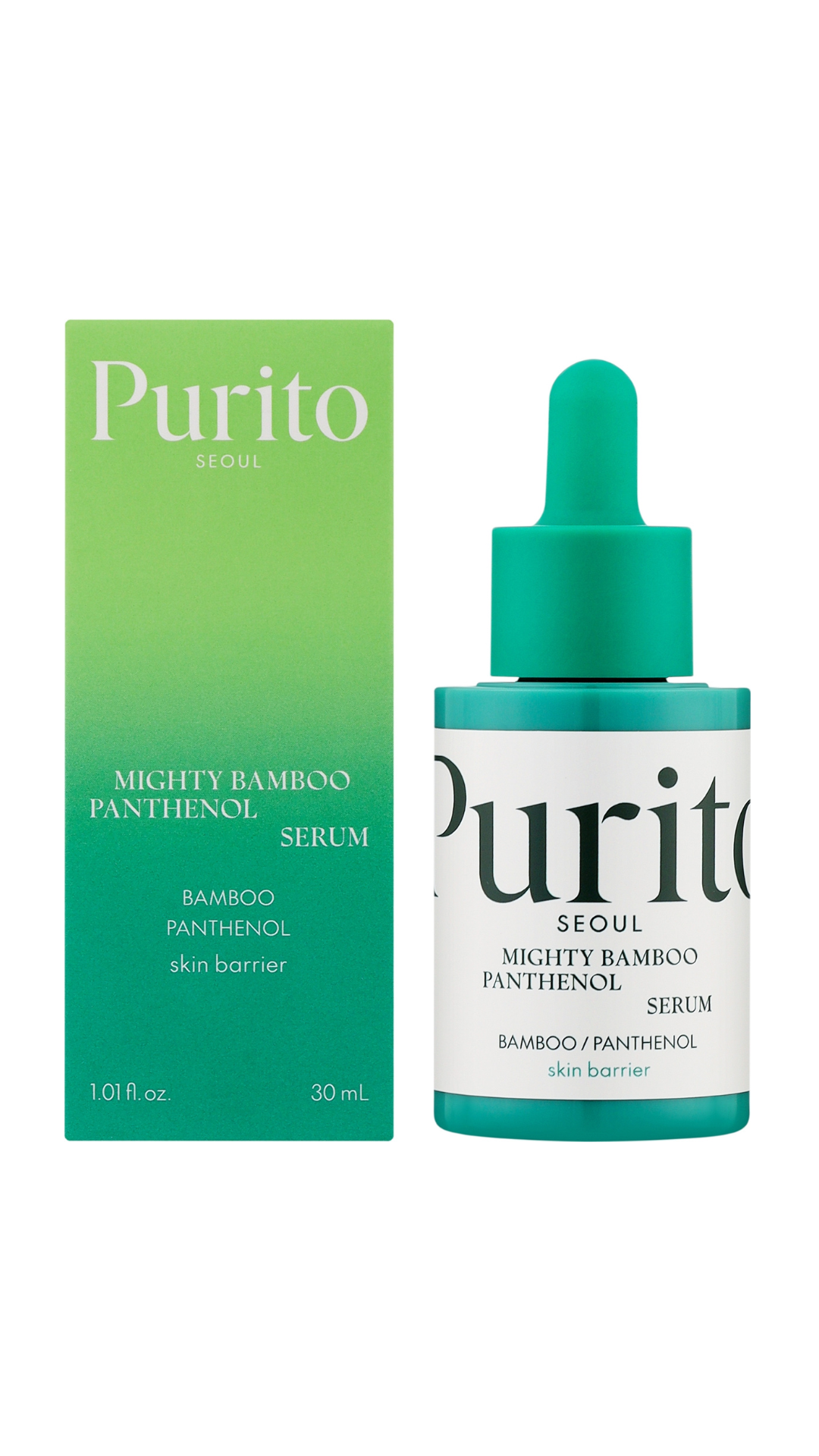 Сироватка зволожувальна з пантенолом Seoul Mighty Bamboo Panthenol Serum, Purito 