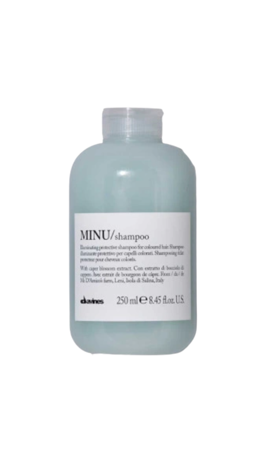 MINU Shampoo, Шампунь для блиску та збереження кольору фарбованого волосся Essential Haircare Davines, 250 ml
