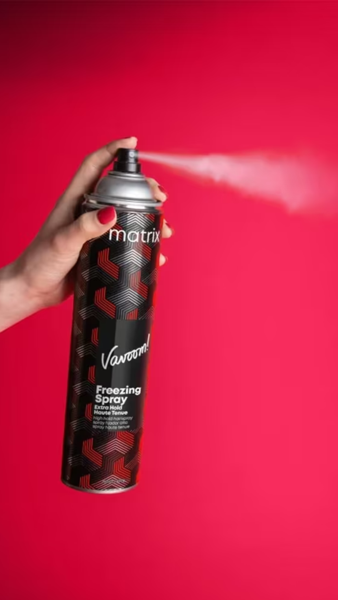 Спрей для екстра-сильної фіксації волосся 500ml Vavoom Extra Full Freezing Spray, Matrix
