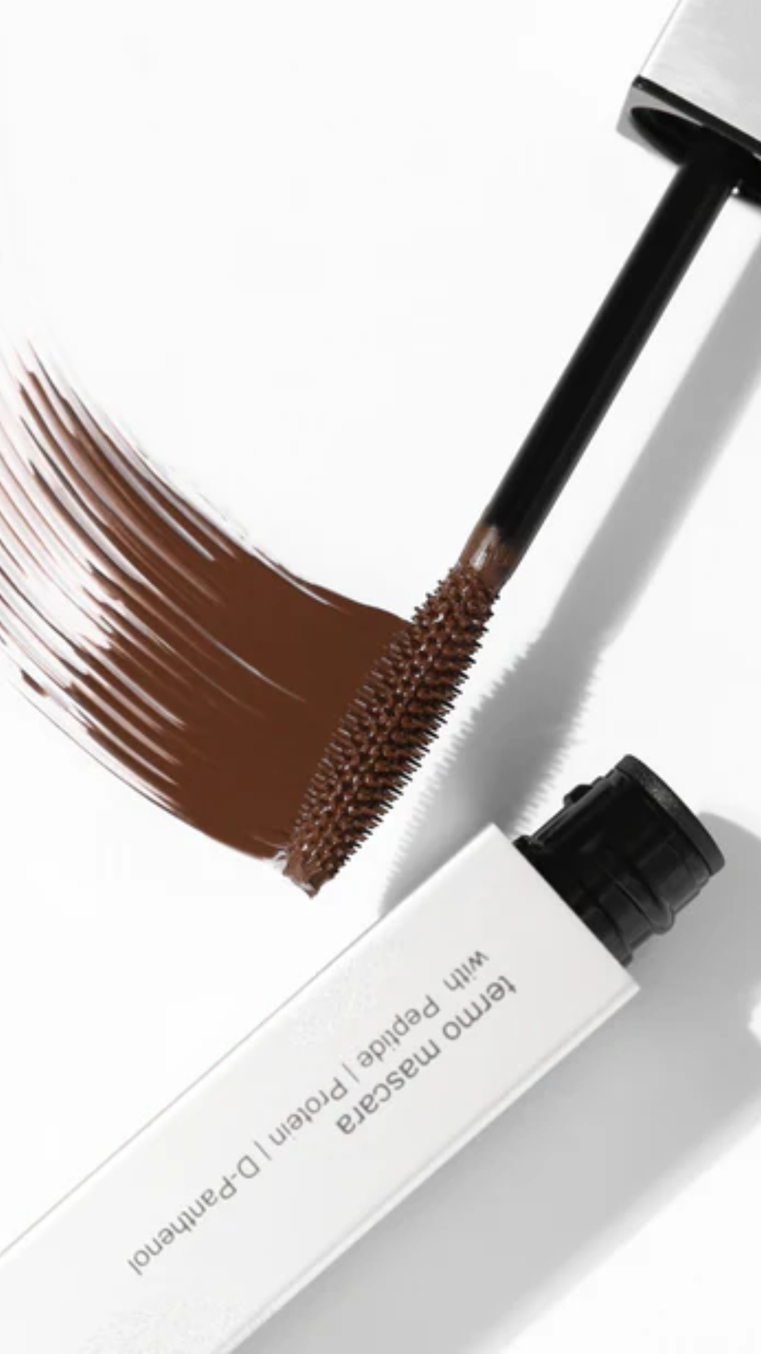 Термотуш-сироватка BROWN TERMO MASCARA with peptides, Unico