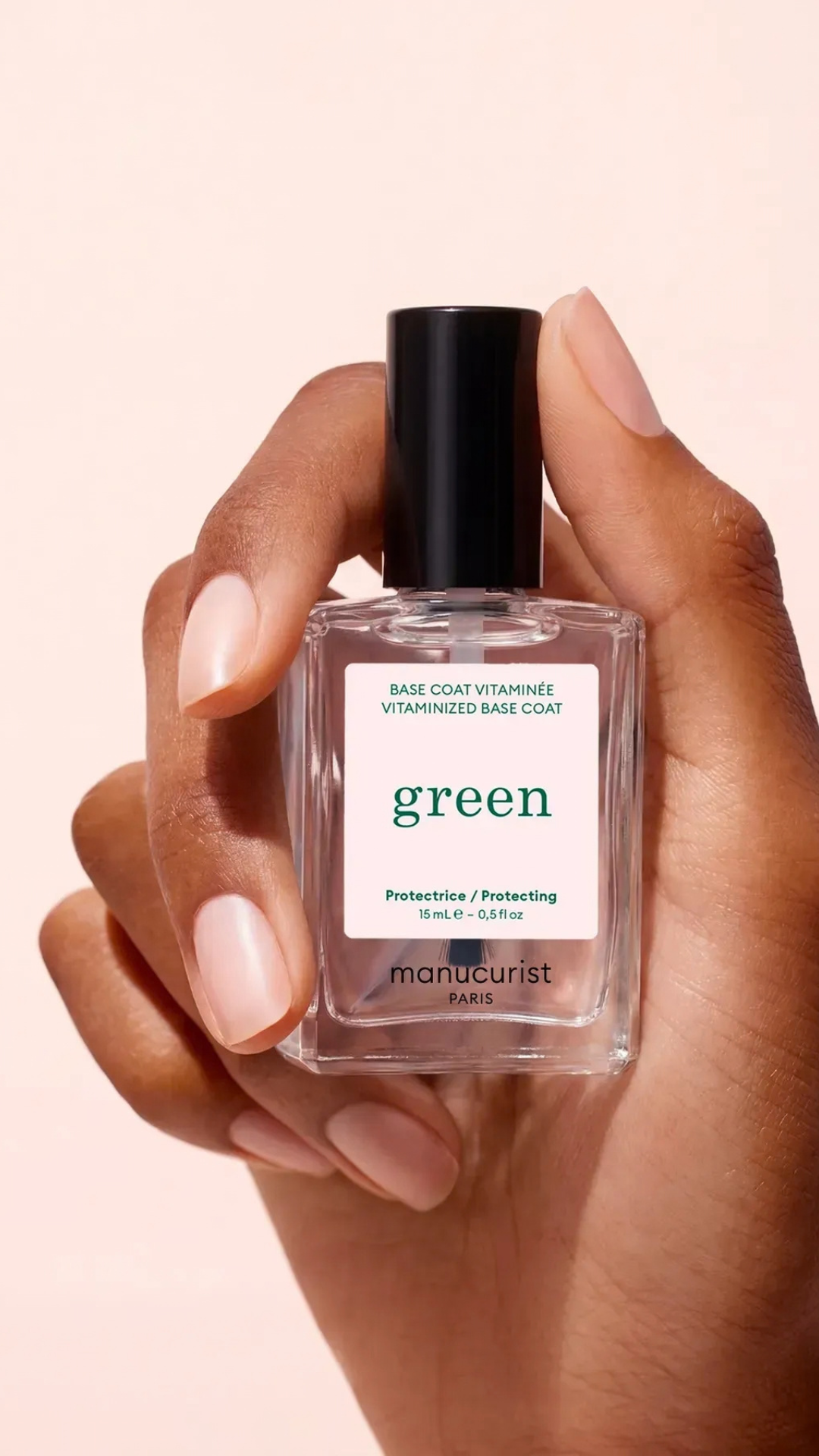 Вітамінізована основа під лак для нігтів Base Coat Vitaminée Green™ 15ml, Manucurist