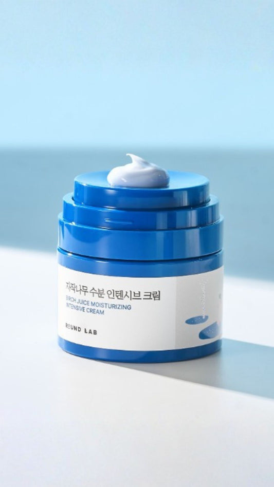 Інтенсивний зволожувальний крем з березовим соком 50 мл, Birch Juice Moisturizing Intensive Cream, ROUND LAB