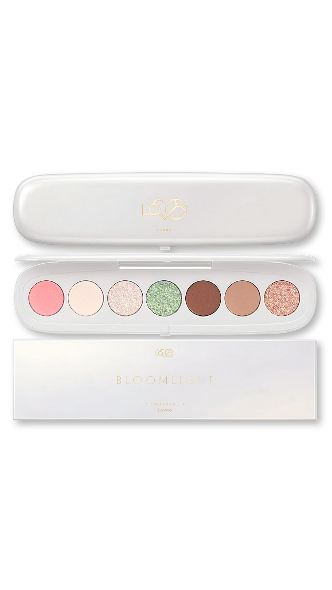 Палетка тіней для повік Bloomlight Eyeshadow Palette 6,4g, LOVRO