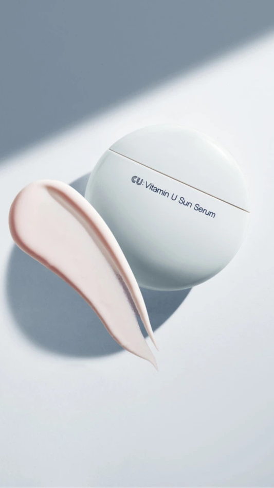 Сонцезахисна сироватка з вітаміном U та вітаміном В12 SPF 50+, CUSKIN