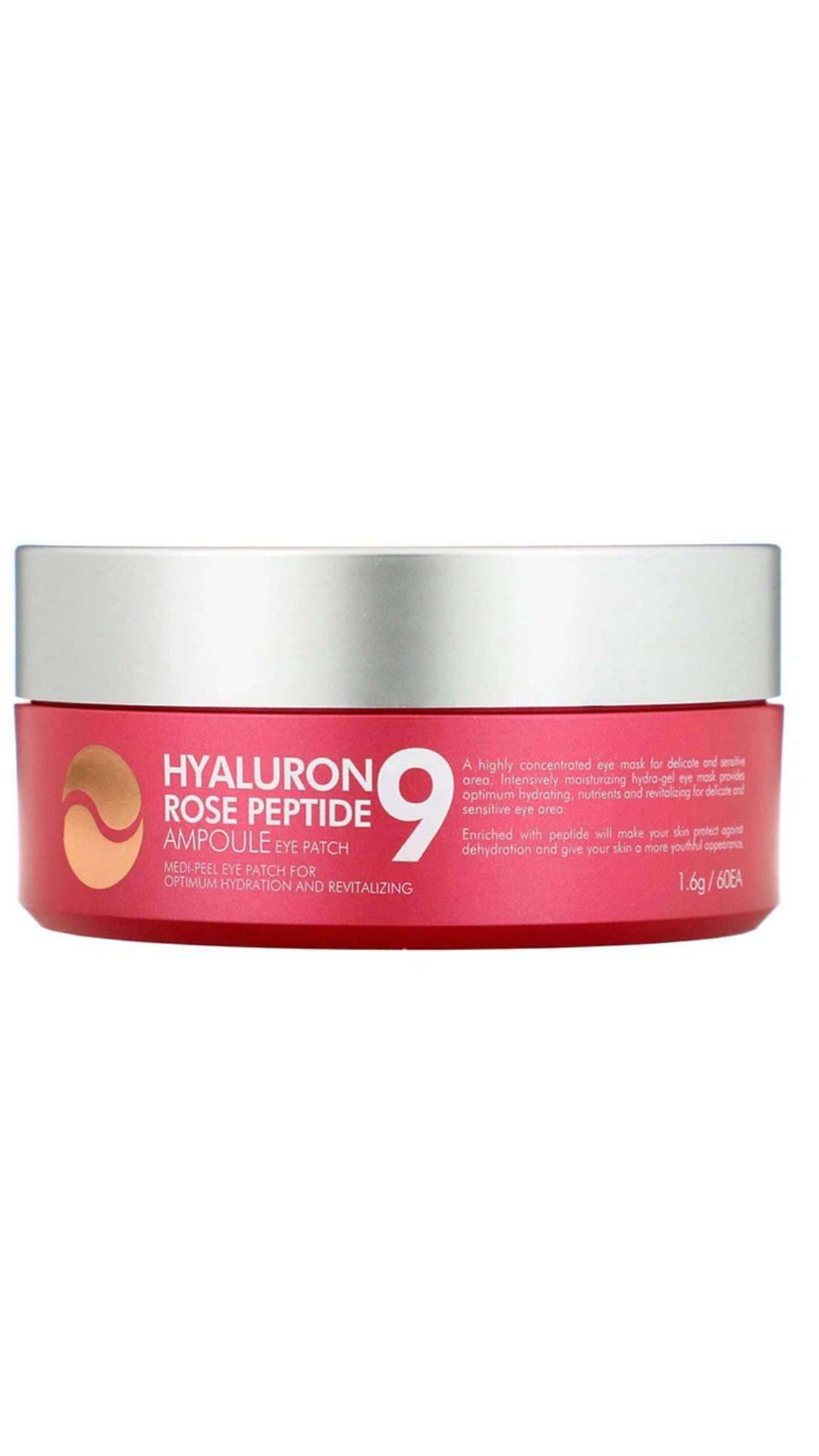 Патчі під очі Hyaluron Rose Peptide 9 Ampoule Eye Patch 60sht, Medi-Peel