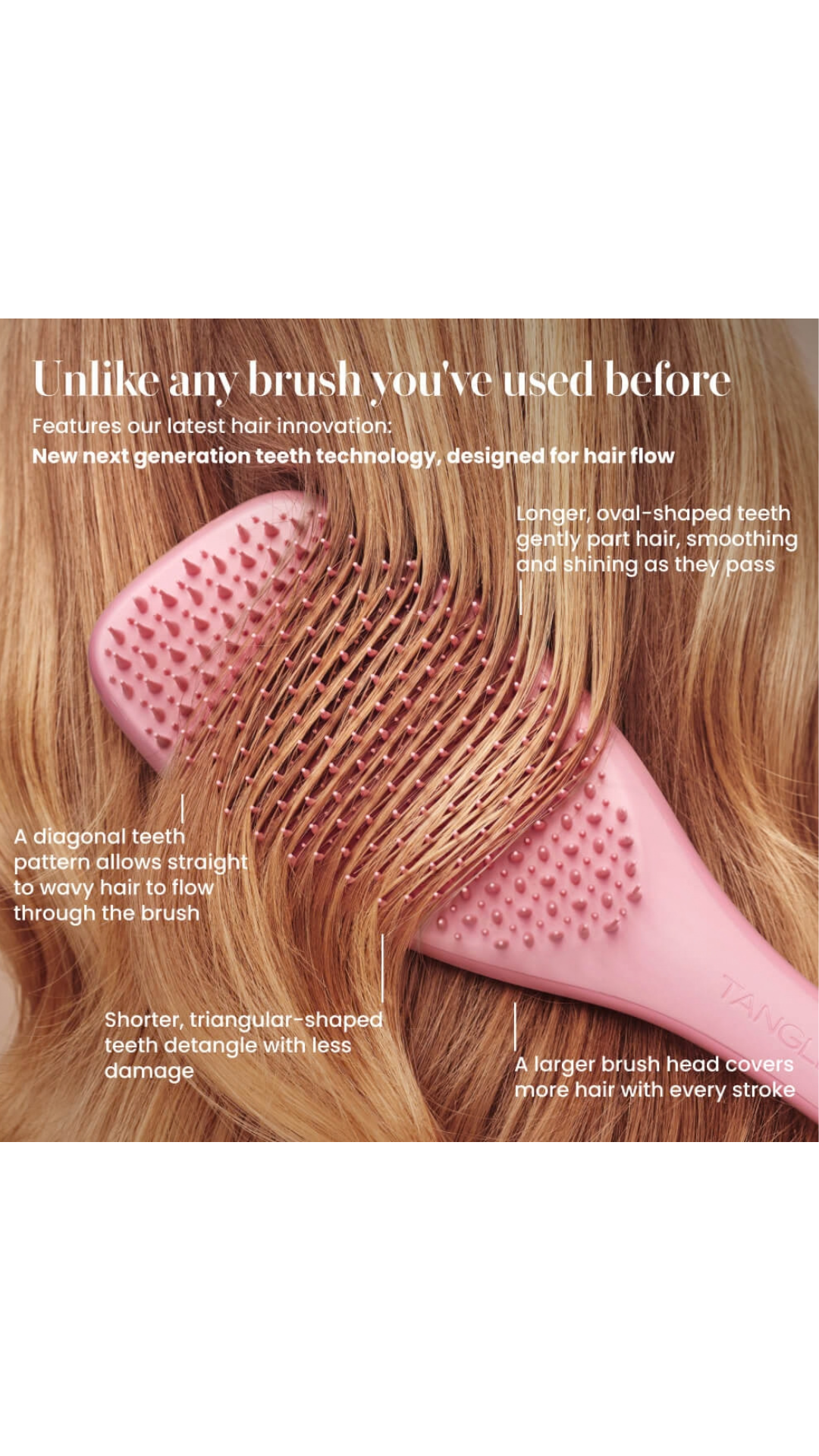 Щітка для волосся The Complete Carebrush Satin Rose, Tangle Teezer