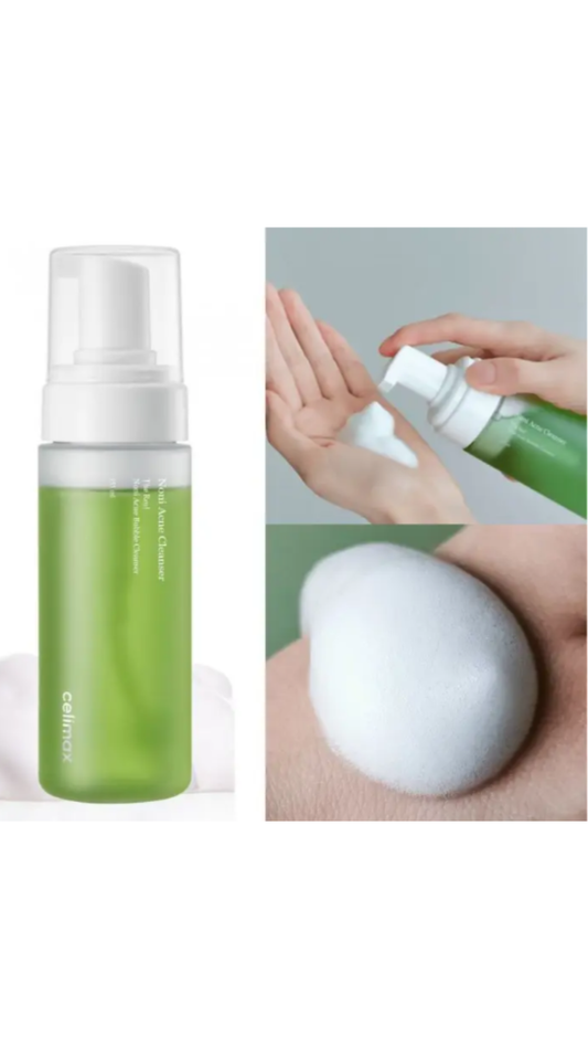 Пінка для вмивання обличчя The Real Noni Acne Bubble Cleanser 155ml, Celimax