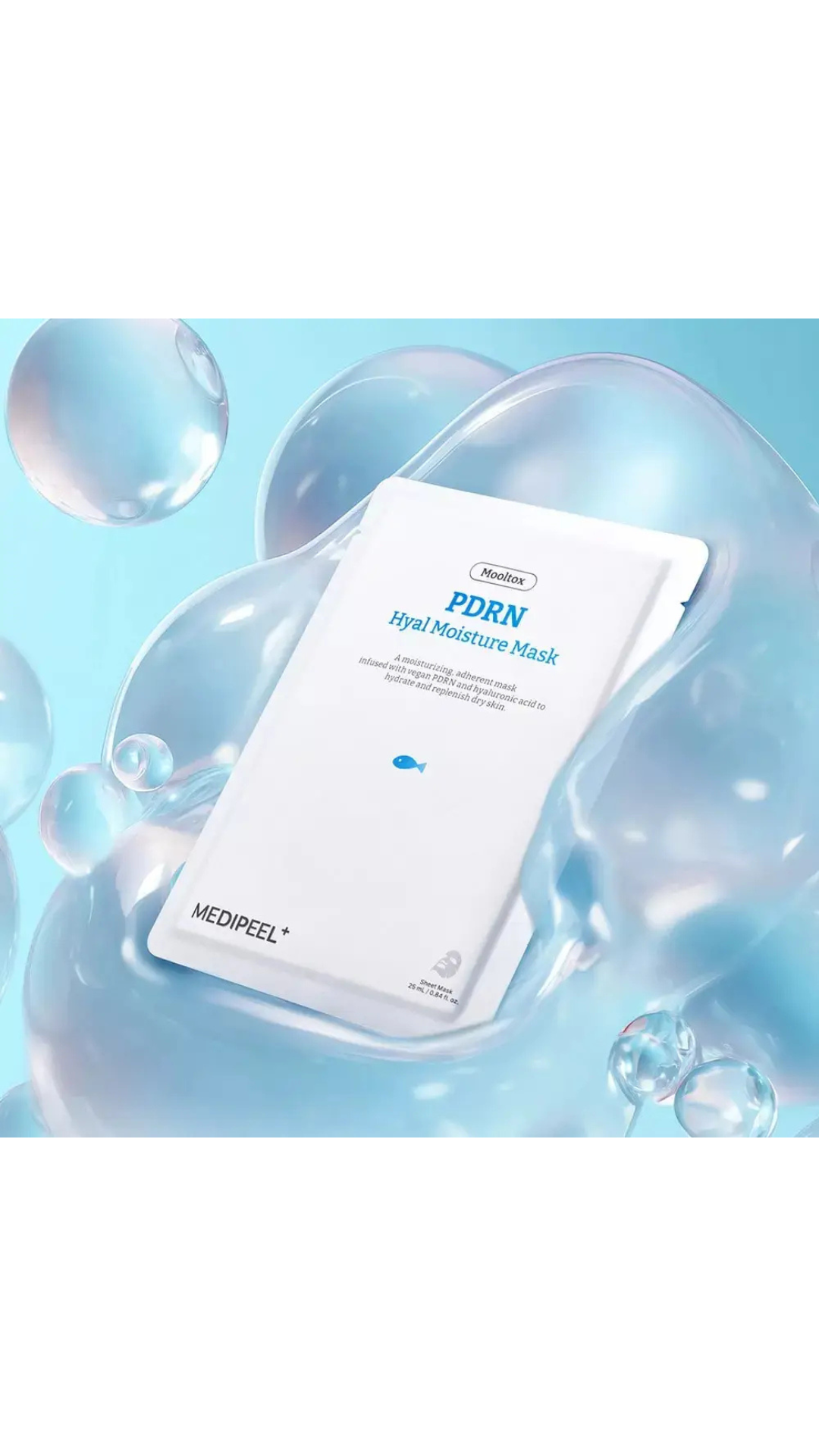 Зволожуюча маска для обличчя Mooltox PDRN Hyal Moisture Mask 25ml, Medi-Peel