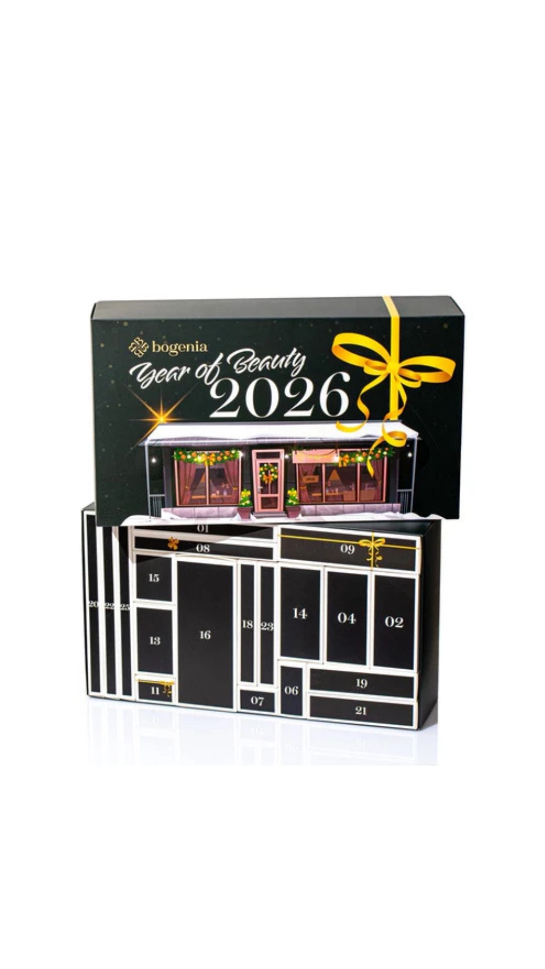 Адвент календар, подарунковий набір  Bogenia Advent Calendar 25 Days of Beauty Cosmetics Collection Best Makeup s Hair Products